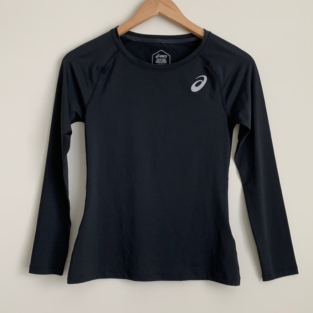 Black ASICS D1 Base Layer Longsleeve, Medium NWOT